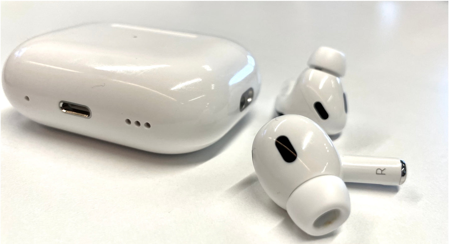 latest AirPods Pro 2 | Bluetooth 3.1 | Wireless Earbuds with Hanging Design | Premium Sound - With Box Rs 671