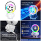 Astro Series Astronaut Mini Desktop Fan – Portable USB Rechargeable Fan with RGB Night Light